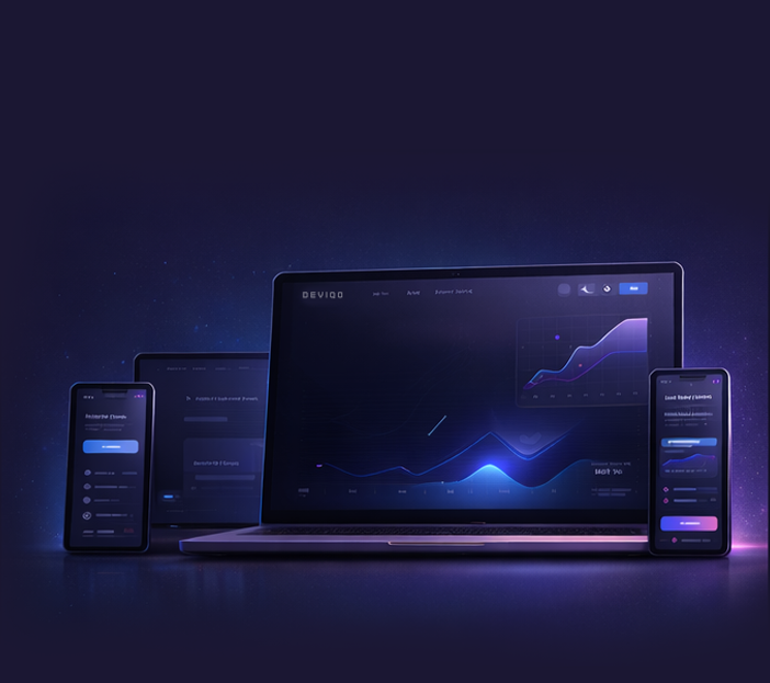 DEVIQO on phone, tablet and desktop